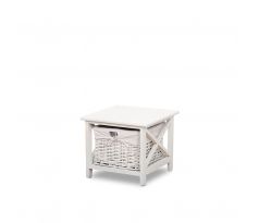 Noční stolek Rafaello - bílý