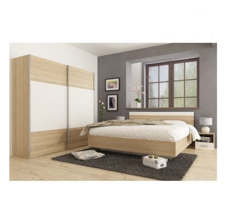 Ložnice Gabriela - komplet (postel 180cm)