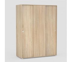 Skříň Lena třídvéřová - policová 149cm