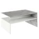 Konferenční stolek Damoli beton/bílá