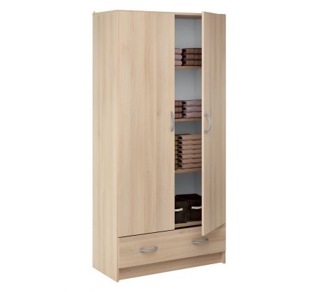 Skříň policová Ideál sonoma 82cm