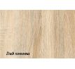 Postel se šuplíky Duet 90cm dub sonoma