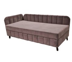 Postel s čely Lota 90cm hnědá