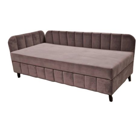 Postel s čely Lota 90cm hnědá