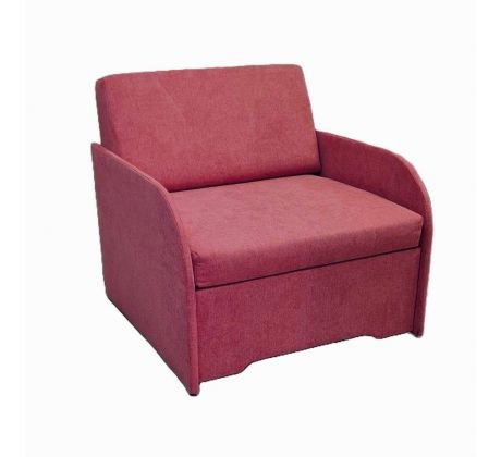 Rozkládací křeslo Lux červené