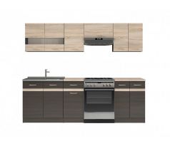Kuchyňská linka Junona 180/240cm sonoma/wenge
