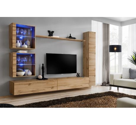 Obývací stěna Switch XVIII s LED osvětlením