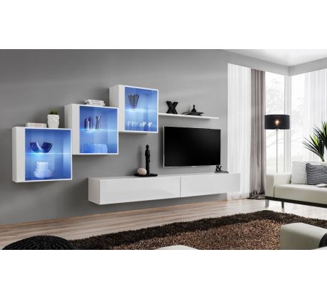 Obývací stěna Switch XX s LED osvětlením