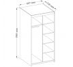 Skříň Enja 2D 90cm