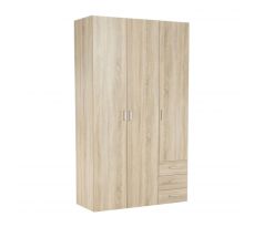 Skříň Gwen třídvéřová 116cm