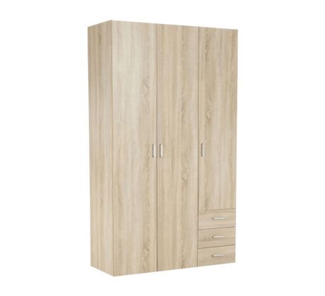 Skříň Gwen třídvéřová 116cm