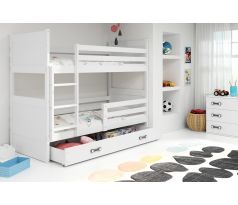 Patrová postel Riky 90x200cm s rošty a matracemi