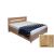 Lux postel zvýšená s úložným prostorem a matracemi  180cm